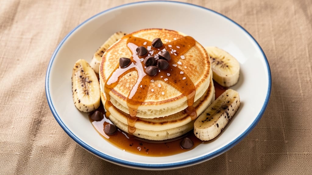 Banana Chocolate Chip Pancake Recipe: Fluffy Stacks With Melty Chocolate Swirls