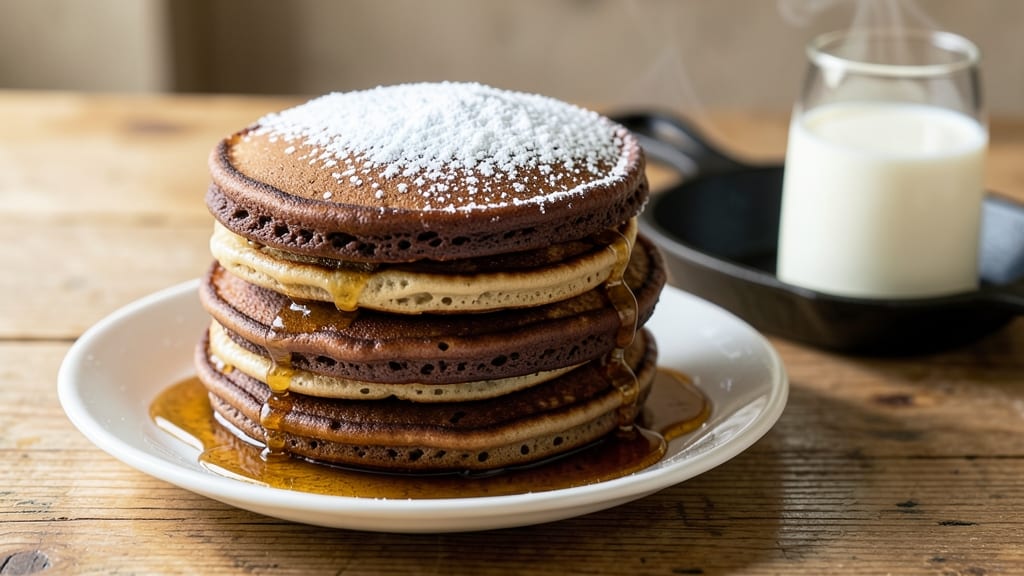 Basic Chocolate Pancakes Recipe: Rich Cocoa Swirls Without Extra Mixing
