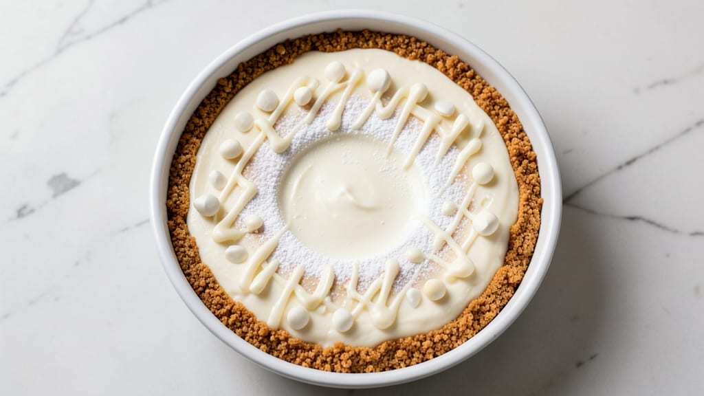 Basic White Chocolate Cheesecake Recipe: Velvety Swirls With No Machine Needed
