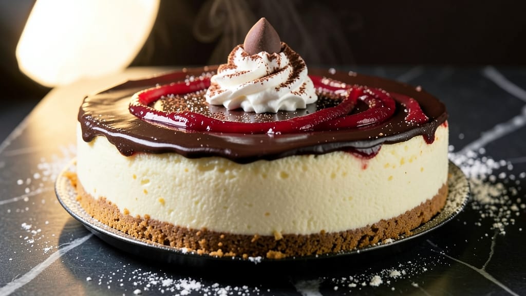 Cheesecake Factory Chocolate Raspberry Truffle Cheesecake Recipe: Velvety Ganache Swirls With Crunchy Chocolate Crown