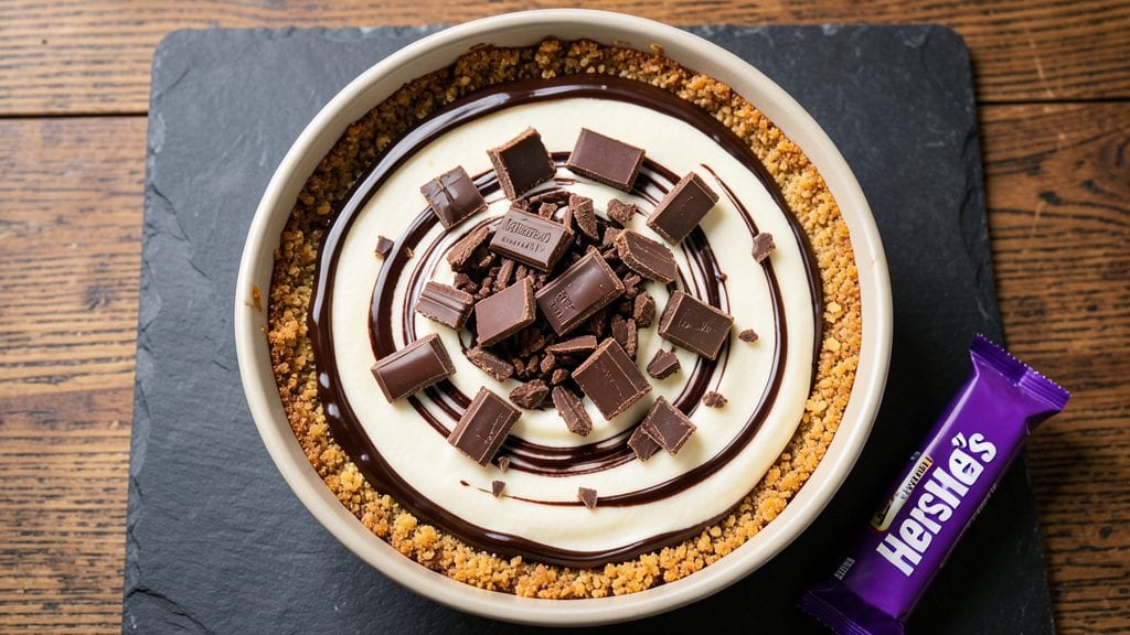 Cheesecake Factory Hershey's Chocolate Bar Cheesecake Recipe: Fudgy Swirls and Crispy Chocolate Crown