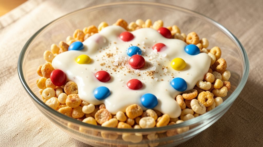 Chex Mix Recipe with White Chocolate and M&m's: Crunchy Sweet Snack Attack in 10 Minutes