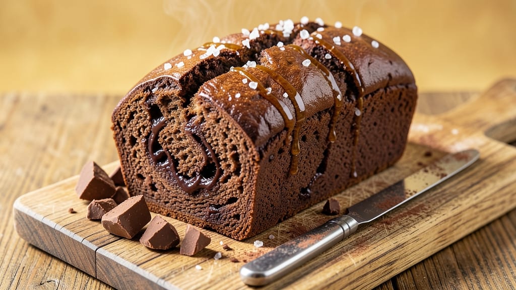 Chocolate Bread Loaf Recipe: Fudgy Crust and Moist Center Magic