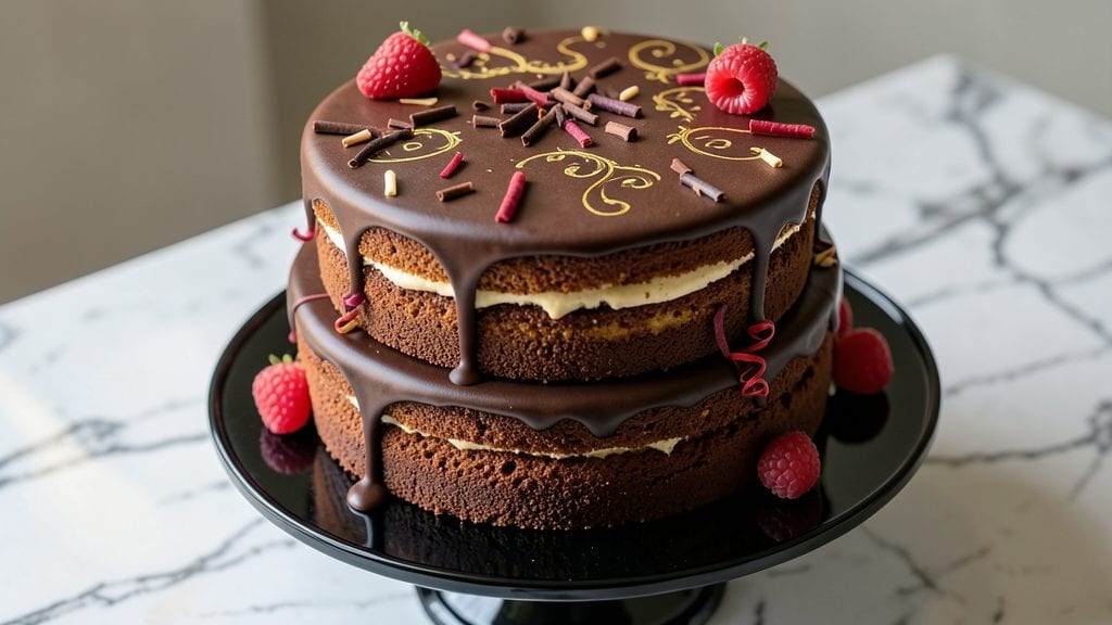Chocolate Cake for Fondant Cake Recipe: Bake-and-Frost Foundation for Perfectly Smooth Toppings