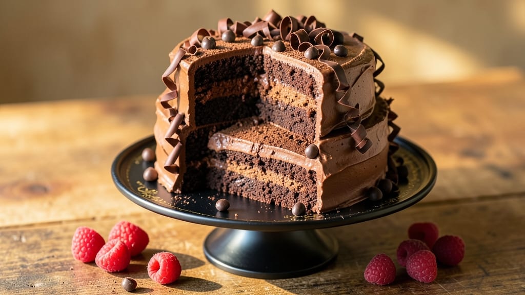 Chocolate Cake With Chocolate Buttercream Recipe: Double-Layered Richness With Zero Separation