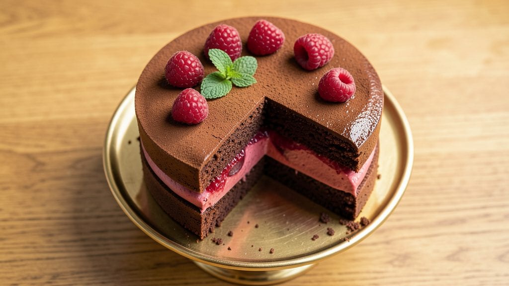 Chocolate Cake With Raspberry Mousse Filling Recipe: Layers of Richness Without the Mess