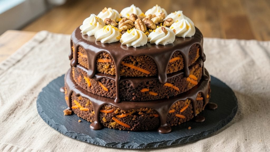 Chocolate Carrot Cake Recipe: Fudgy Layers With Hidden Veggie Moisture Boost