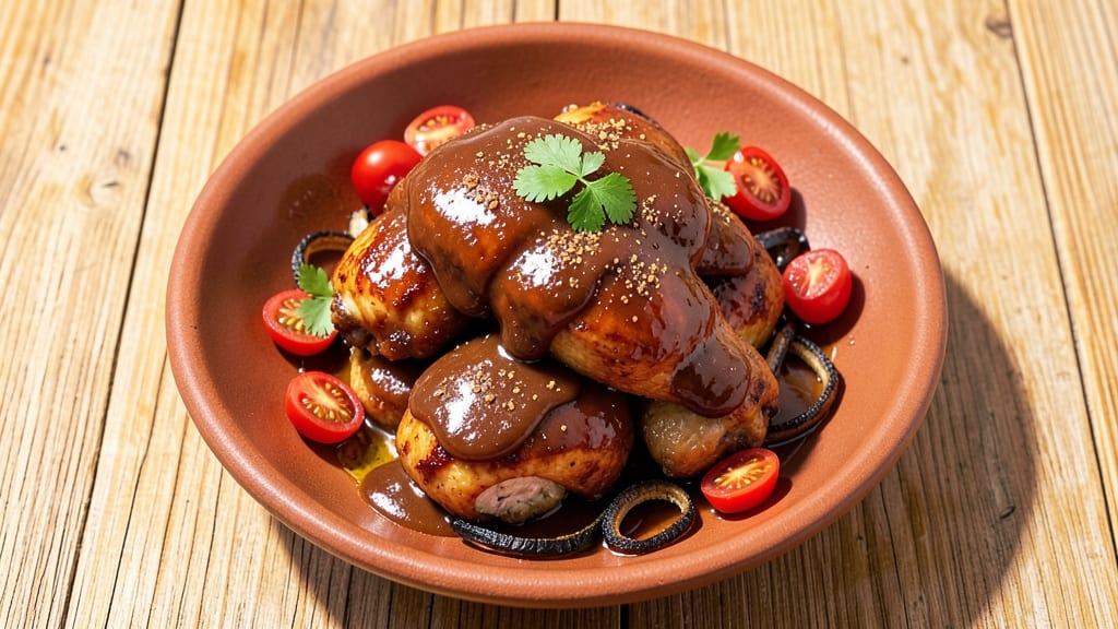Chocolate Chicken Recipe Mexican: Spicy-Sweet Molten Chocolate Glaze Magic