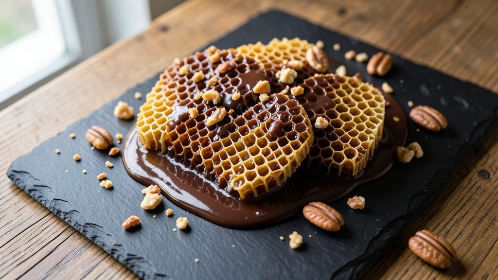 Chocolate Covered Honeycomb Recipe: Crunchy Honeycomb Hearts in Rich Cocoa Shells