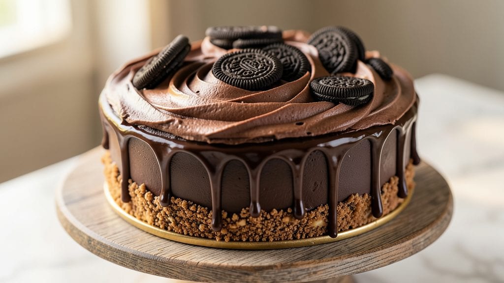 Chocolate Covered Oreo Cookie Cake Recipe: Triple-Layered Decadence in One Bite