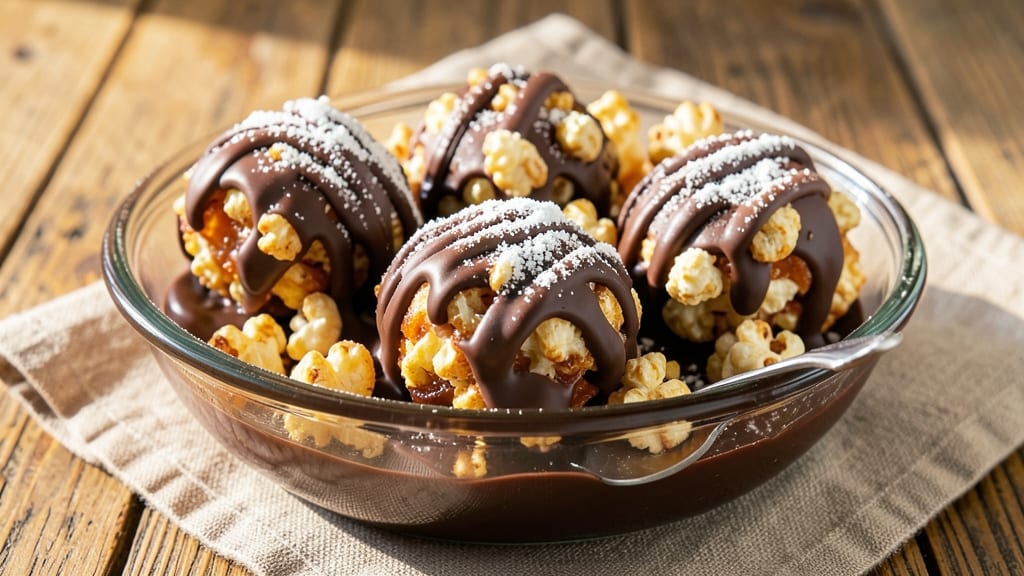 Chocolate Covered Popcorn Balls Recipe: Crunchy Sweet Clusters in 10 Minutes