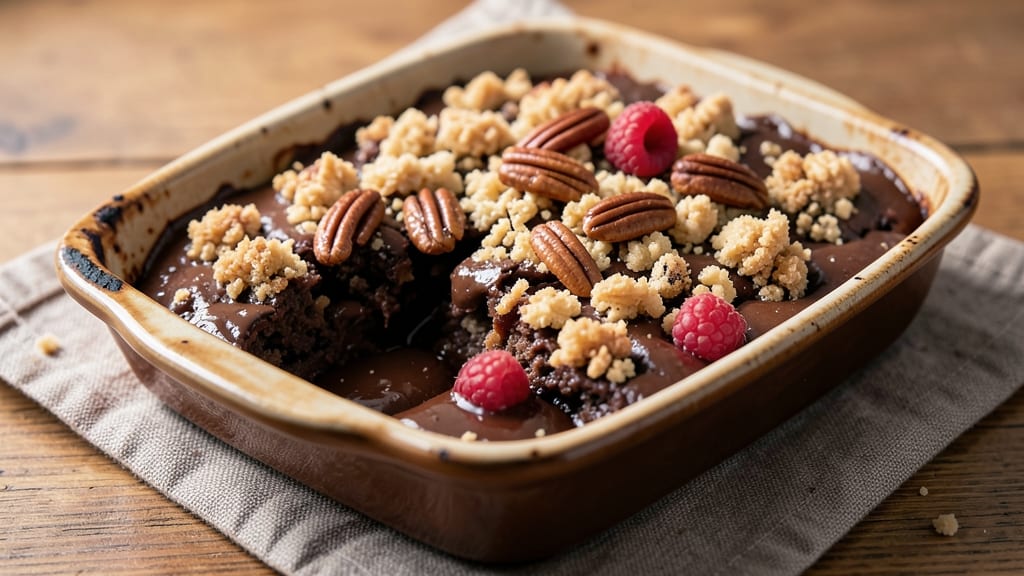 Chocolate Crumble Recipe: Buttery Top Meets Melty Fudge Magic