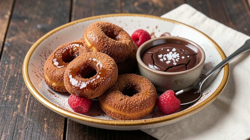 Chocolate Donut Holes Recipe: Deep-Fried Cakey Bites with Warm Cocoa Glaze