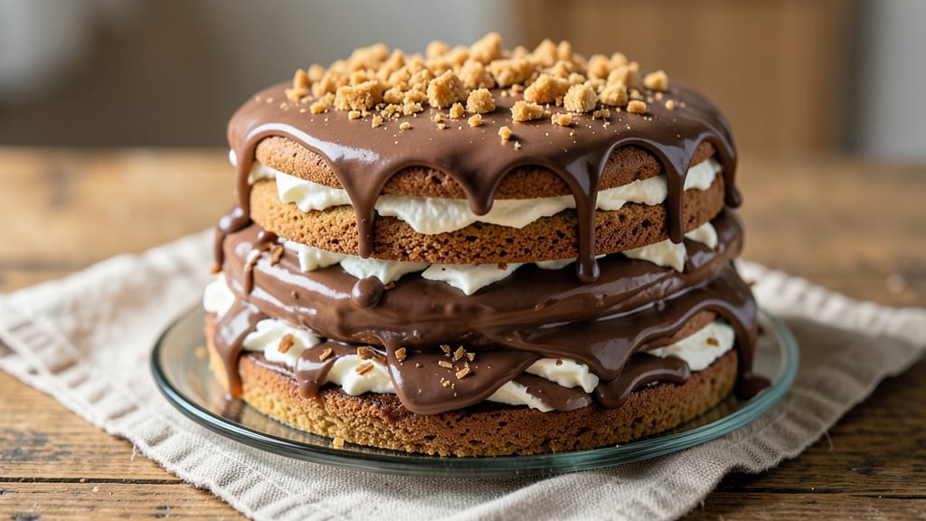 Chocolate Eclair Cake Recipe with Graham Crackers: Crunchy Base Meets Gooey Chocolate Layers
