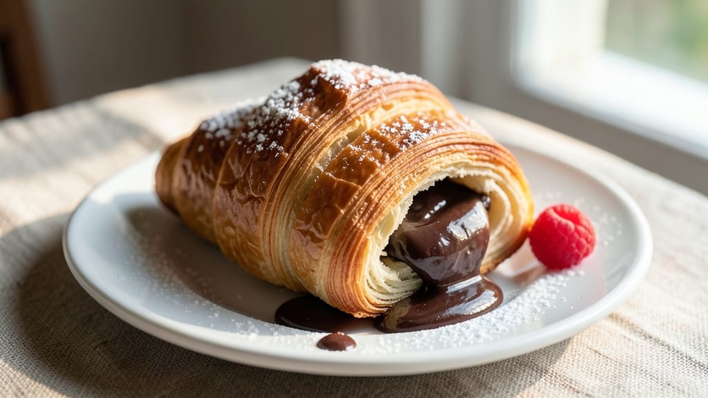 Chocolate-Filled Croissant Recipe: Flaky Layers and Molten Cocoa Heart