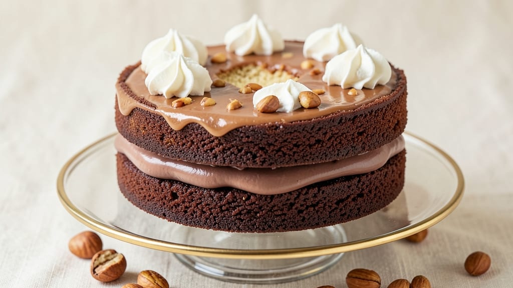 Chocolate Hazelnut Cake Recipe: Nutella-Infused Layers With Fudgy Crumb