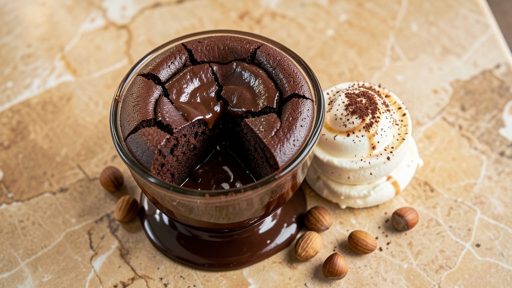 Chocolate Lava Cake With Ice Cream Recipe: Warm Molten Core Meets Cool Creamy Swirls