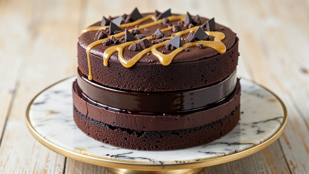 Chocolate Mudslide Cake Recipe: Boozy Coffee Swirls With Toasted Pecan Crown
