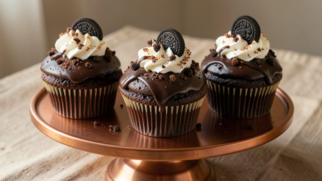 Chocolate Oreo Cupcakes Recipe: Fudgy Layers and Crunchy Surprises