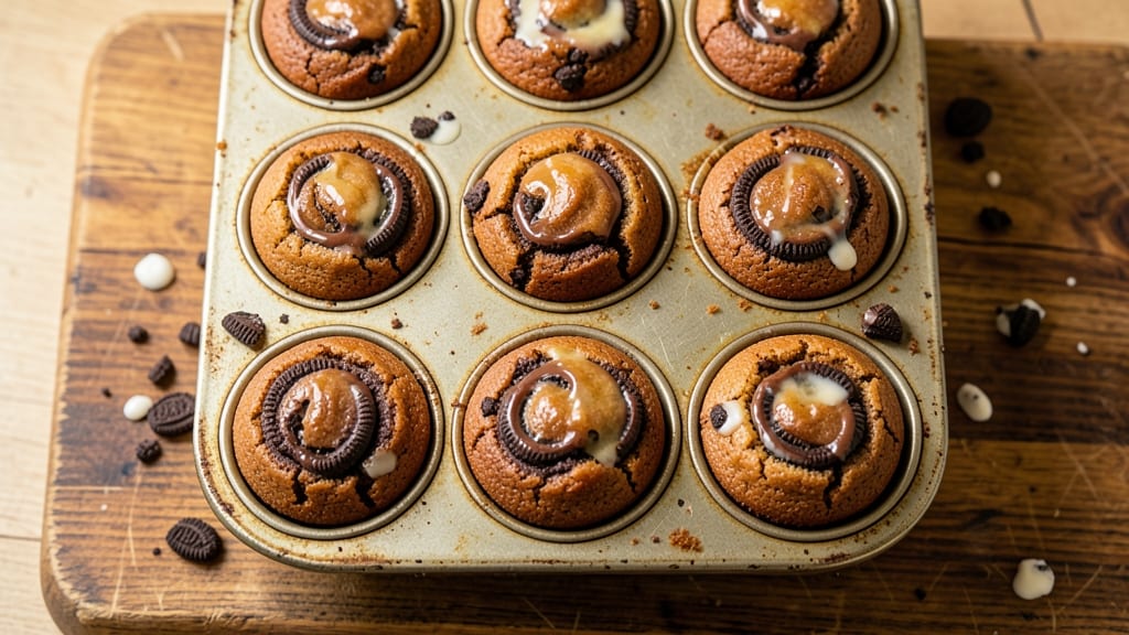 Chocolate Oreo Muffins Recipe: Fudgy Cores and Crunchy Surprises