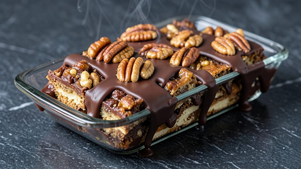 Chocolate Pecan Turtles Candy Recipe: Gooey Caramel and Nutty Crunch in 5 Layers