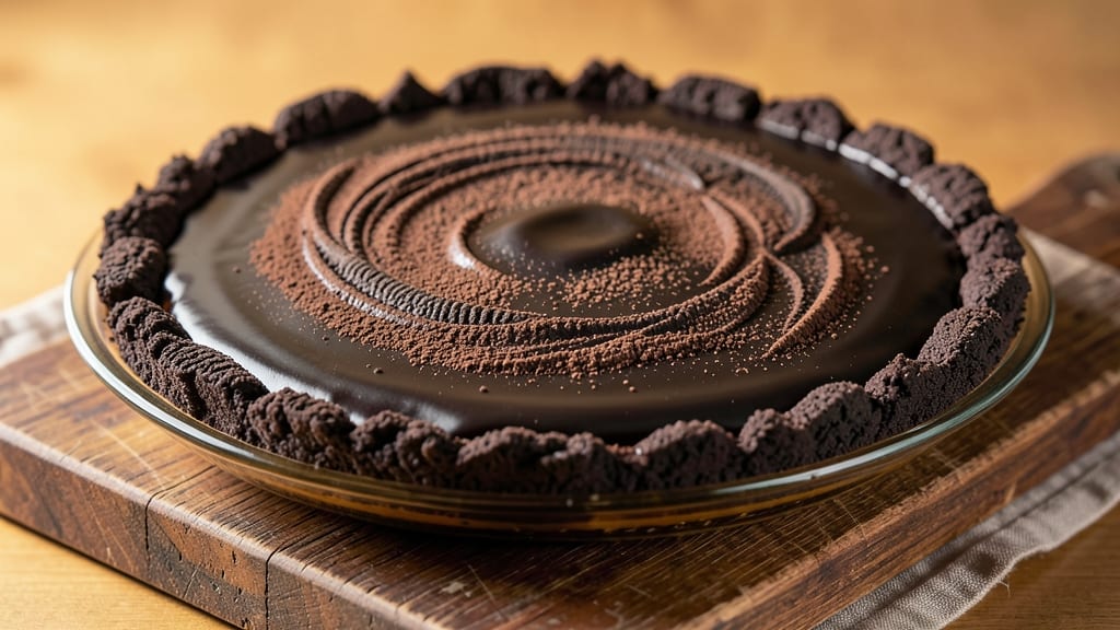 Chocolate Oreo Crust Pie Recipe: Double-Layered Crunch With Gooey Filling
