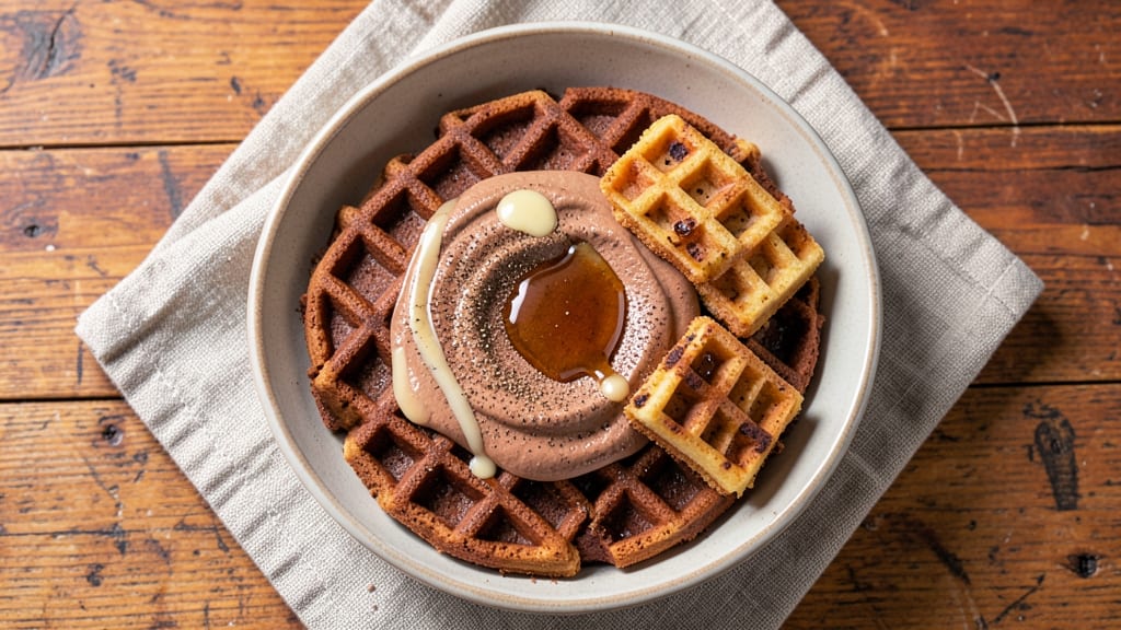 Chocolate Protein Waffles Recipe: High-Protein Breakfast with Rich Cocoa Crunch