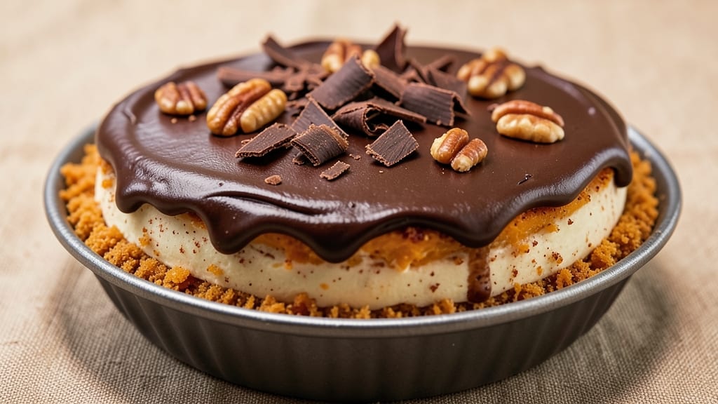 Chocolate Pumpkin Cheesecake Recipe: Spiced Swirls and Crunchy Graham Base