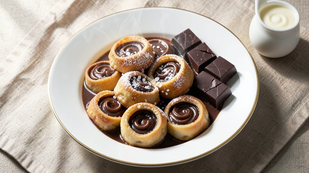 Chocolate Soup Dumplings Recipe: Silky Ganache Hearts in Warm Spiced Buns