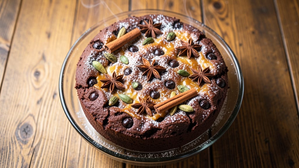 Chocolate Spice Cake Recipe: Warm Cinnamon and Cardamom Swirls