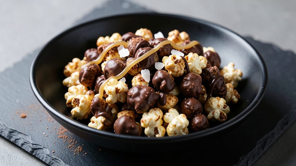 Dark Chocolate Covered Popcorn Recipe: Rich Bite-Sized Indulgence in 15 Minutes