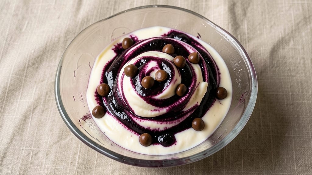 Graeter's Black Raspberry Chocolate Chip Ice Cream Recipe: Bold Tart-Sweet Swirls With Gooey Chunks