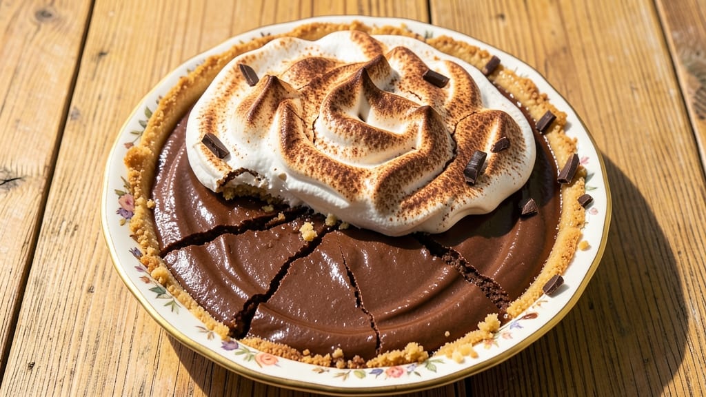 Grandma's Chocolate Meringue Pie Recipe: Homemade Layers That Stay Firm All Summer