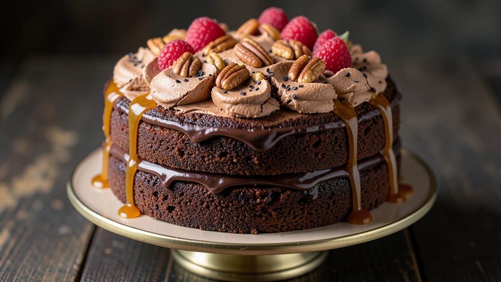 Hershey's Old-Fashioned Chocolate Cake Recipe: 1950s-Style Fudgy Layers with Vanilla Bean Swirl
