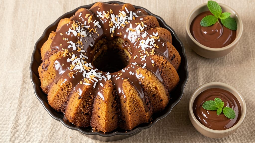 Hershey's German Chocolate Cake Recipe: Pecan-Caramel Swirls and Toasted Coconut Crunch