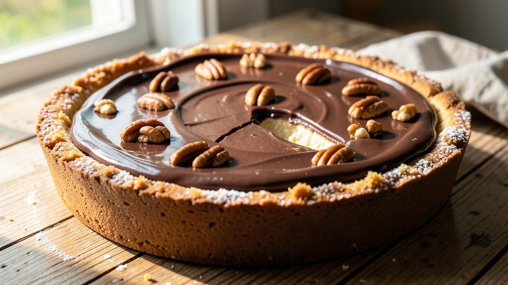 Hershey's Gone to Heaven Chocolate Pie Recipe: Fudgy Layers With Toasted Pecan Crown