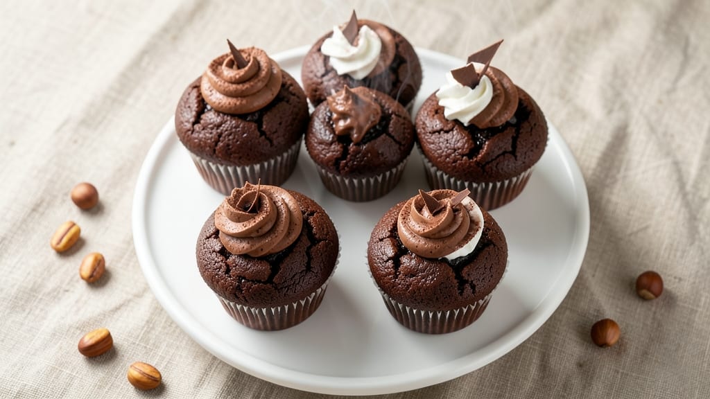 Hot Chocolate Cupcakes Recipe: Boozy Ganache and Marshmallow Clouds