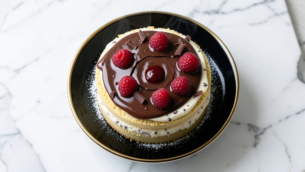 Ice Cream Cake With Chocolate Ganache Recipe: Decadent Layers of Cold Cream and Rich Ganache