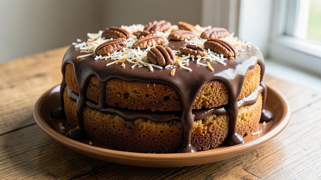 Ina Garten's German Chocolate Cake Recipe: Toasted Coconut-Pecan Swirls and Ultra-Moist Layers