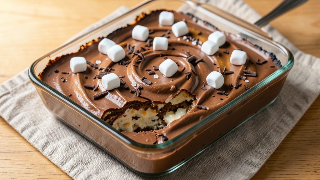 Milk Chocolate Marshmallow Fudge Recipe: Velvety Swirls With Crispy Top