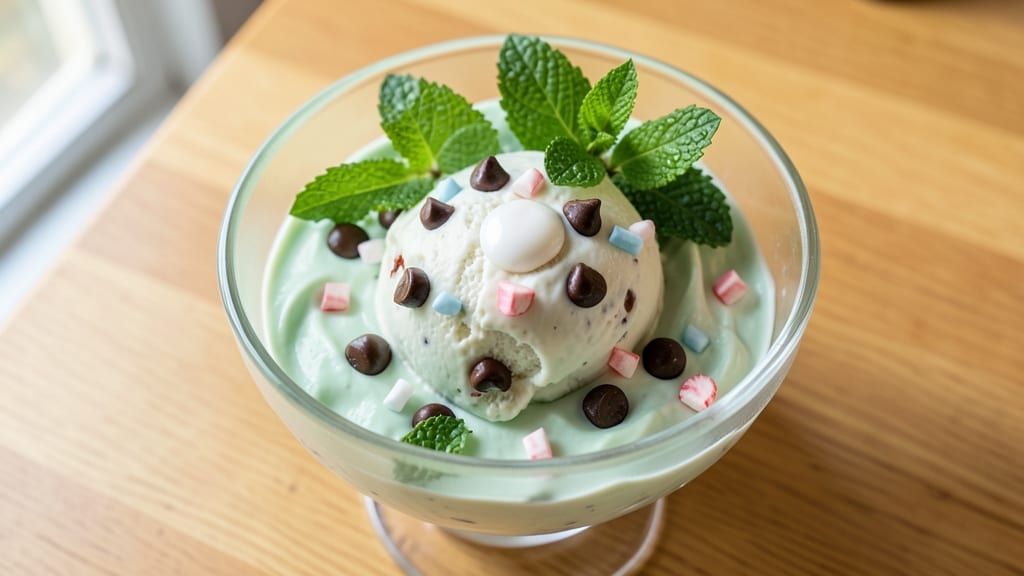 No-Cook Mint Chocolate Chip Ice Cream Recipe: Refreshing No-Churn Magic