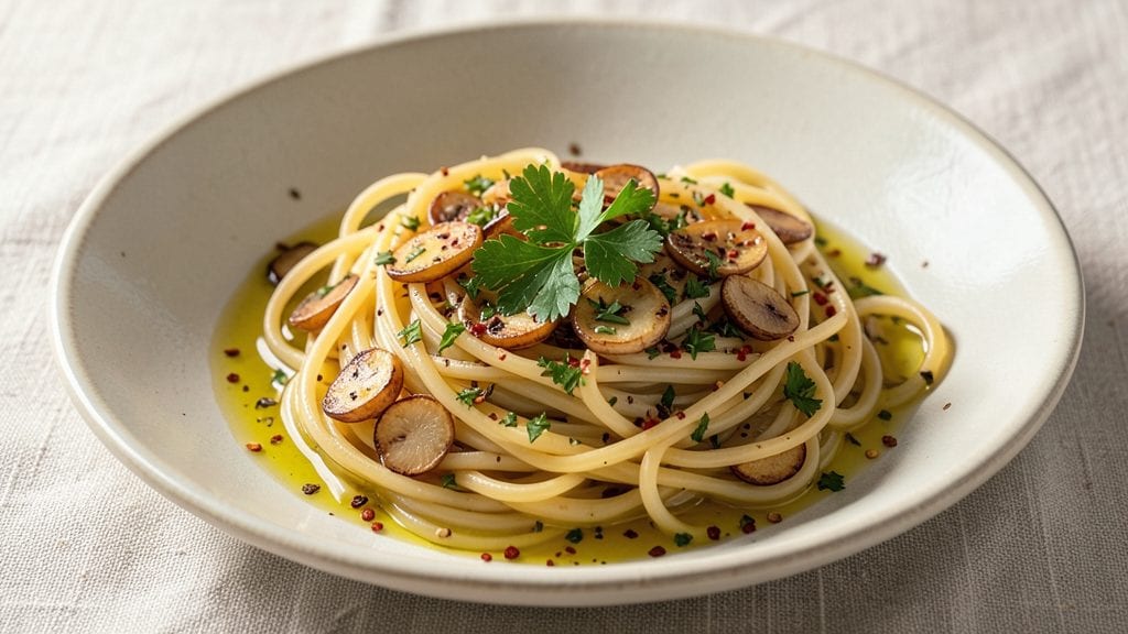 Oil-Based Pasta Recipe: Garlicky, Golden Threads With No Sticky Mess