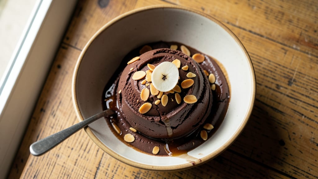 Old Fashioned Chocolate Ice Cream Recipe: 1920s-Style Velvety Swirls with Toasted Almond Crunch