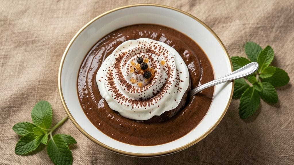 Old Fashioned Chocolate Pudding Recipe: Silky Depth With Toasted Marshmallow Topping