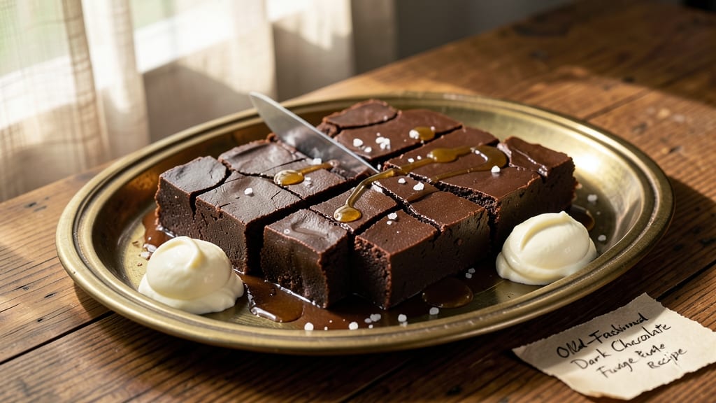 Old Fashioned Dark Chocolate Fudge Recipe: Velvet-Smooth Crack Pieces