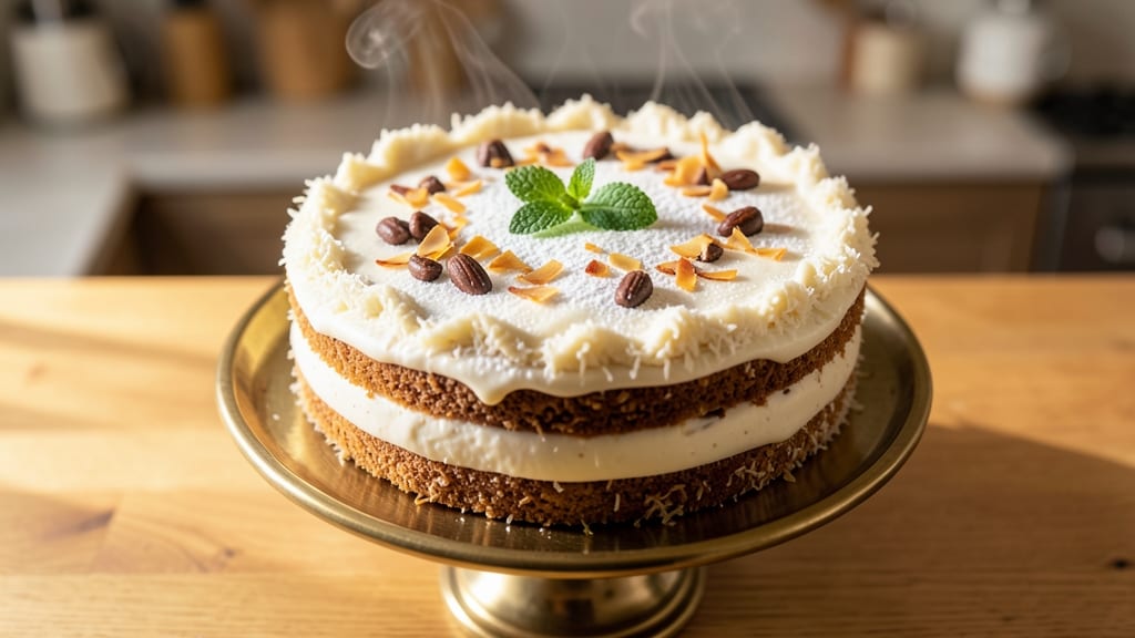 Old Fashioned White German Chocolate Cake Recipe: Toasted Coconut Swirls and Pecan Crunch Magic