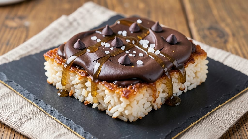 Rice Chocolate Bars Recipe: Crunchy Rice Crust Meets Gooey Fudgy Center