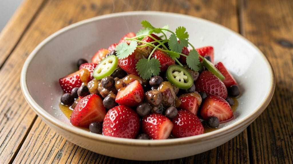 Strawberry Salsa and Chocolate Chips Recipe: Sweet-Tart Fusion Dessert in Minutes