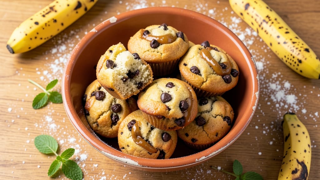 Trader Joe's Banana Chocolate Chip Muffins Recipe: Swirled Sweetness With Double Crunch