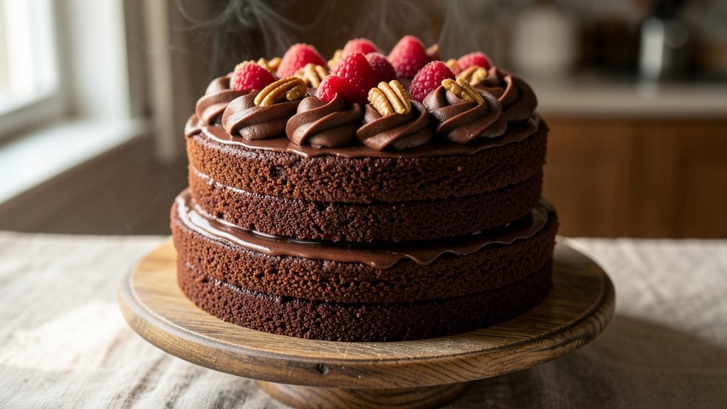 Traditional German Chocolate Cake Recipe: Crunchy Coconut-Pecan Crown and Ultra-Moist Layers